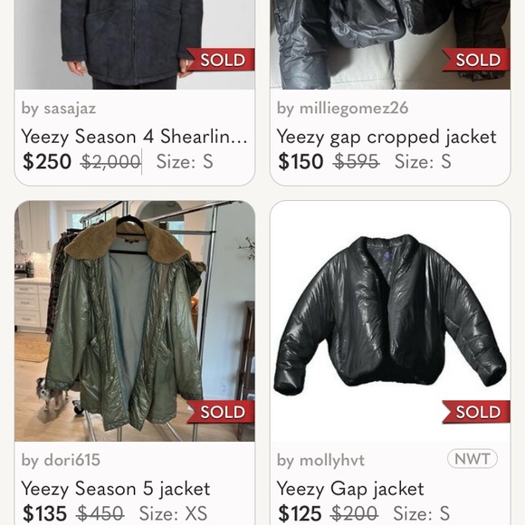 Yeezy season 1 tour jacket rare custom 3 design only by invitation adidas - Picture 7 of 9